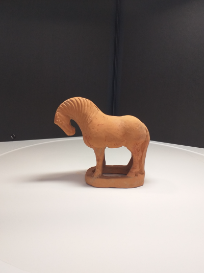 Petit cheval en terre cuite - Sculpture 2