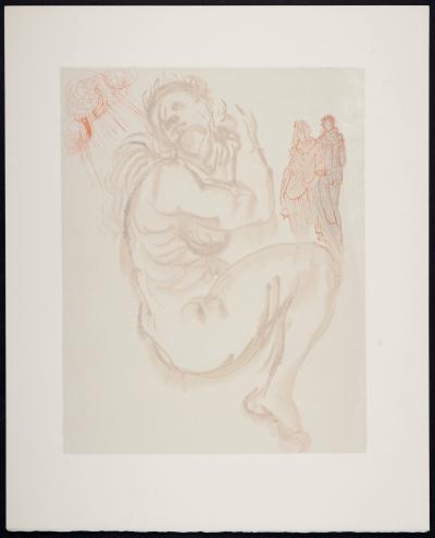 Salvador DALI - Le songe de Dante, 1963 - Gravure sur bois 2