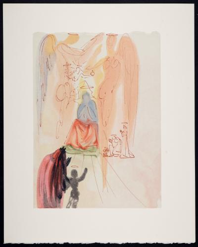 Salvador DALI - Le Triomphe du Christ et de la Vierge, 1963 - Gravure sur bois 2