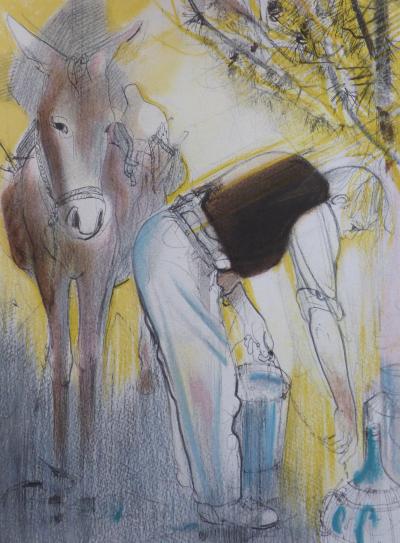 Jean Baptiste VALADIE - Jean de Florette, 1988 - Portefeuille de 8 lithographies 2