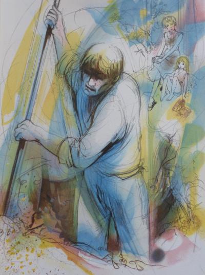 Jean Baptiste VALADIE - Jean de Florette, 1988 - Portefeuille de 8 lithographies 2