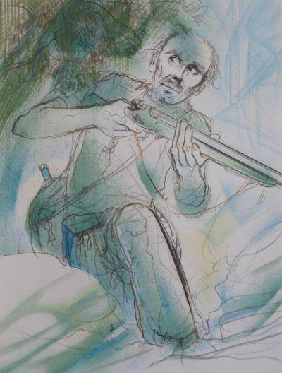 Jean Baptiste VALADIE - Jean de Florette, 1988 - Portefeuille de 8 lithographies 2