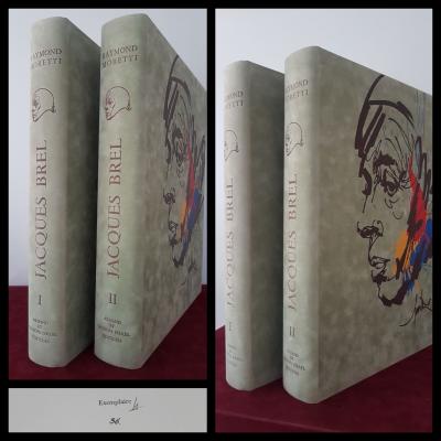 Jacques Brel illustré par Raymond Moretti - Œuvre poétique, 1985 - Livres 2