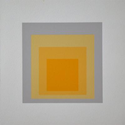 Josef ALBERS - Hommage à la Place, 1973 - Deux sérigraphies originales encadrées 2