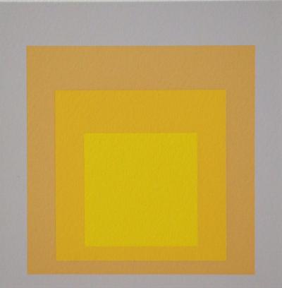Josef ALBERS - Hommage à la Place, 1973 - Deux sérigraphies originales encadrées 2