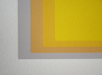 Josef ALBERS - Hommage à la Place, 1973 - Deux sérigraphies originales encadrées 2