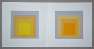 Josef ALBERS - Hommage au Carré, 1973 - Deux sérigraphies originales 2