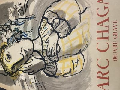 Marc Chagall - Œuvre gravé, Berggruen, 1967 - Affiche lithographique 2