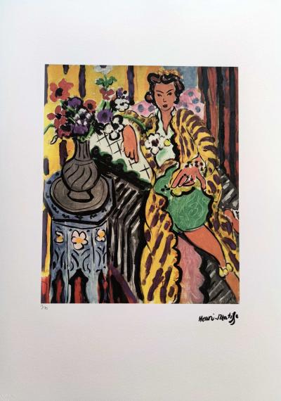 Henri Matisse (d’après) - Odalisque jaune - Sérigraphie 2