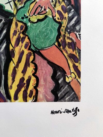 Henri Matisse (d’après) - Odalisque jaune - Sérigraphie 2