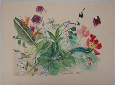 Raoul DUFY - Petites fleurs des champs, 1953, Lithographie originale 2