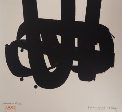 Pierre SOULAGES - Jeux Olympiques de Munich, 1972 - Lithographie signée au crayon 2