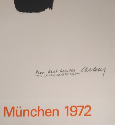 Pierre SOULAGES - Jeux Olympiques de Munich, 1972 - Lithographie signée au crayon 2