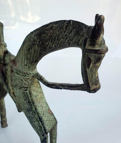 Mali, Ethnie Dogon, XXe siècle - Couple de cavaliers - Sculpture 2
