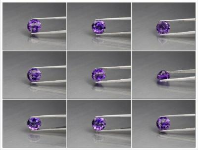 3,90 carats. Améthyste violette 2