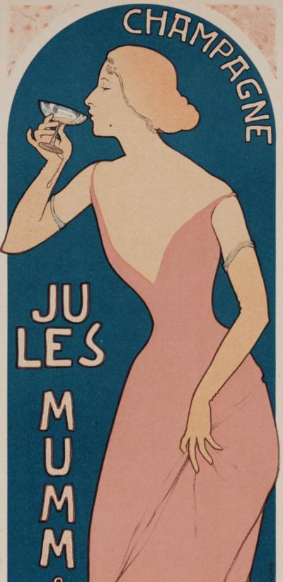 Maurice REALIER-DUMAS - Les Maîtres de l’Affiche : Champagne Jules MUMM & Co, 1897 - Lithograph 2