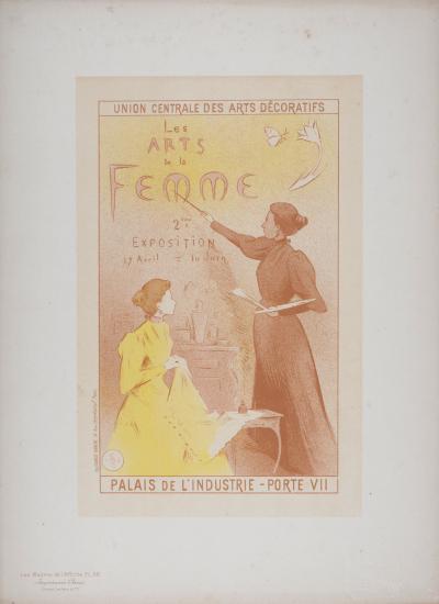 Etienne MOREAU-NELATON - Les Maîtres de l'Affiche : Les Arts de la Femme, 1895 - Lithographie 2