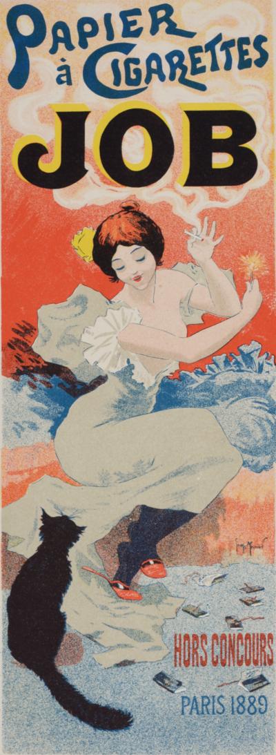 Georges MEUNIER - Les Maîtres de l’Affiche : Papier à Cigarettes Job, 1899 - Lithograph 2
