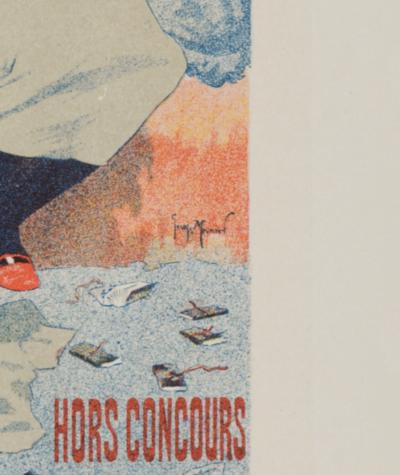 Georges MEUNIER - Les Maîtres de l’Affiche : Papier à Cigarettes Job, 1899 - Lithograph 2