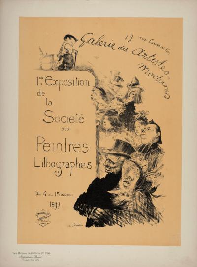 Charles LEANDRE - Les Maîtres de l'Affiche : 1ère Exposition de la Société des Peintres Lithographes, 1900 - Lithographie 2