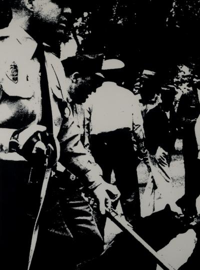 Andy WARHOL - Birmingham Race Riot, 1964  Original screenprint on wove paper. 2