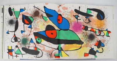 Joan MIRO - Dédicace autographe, Signée + 2 lithographies 2