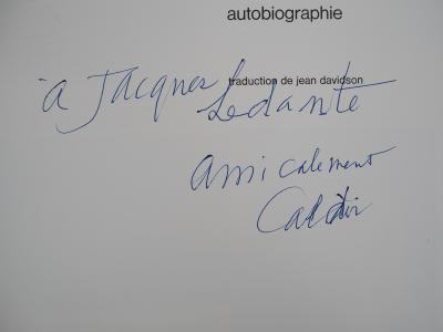 Alexander CALDER - Dédicace autographe et trois lithographies 2