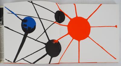 Alexander CALDER - Dédicace autographe et trois lithographies 2
