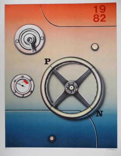 Peter KLASEN - Système chaud froid - Sérigraphie originale, signée au crayon 2