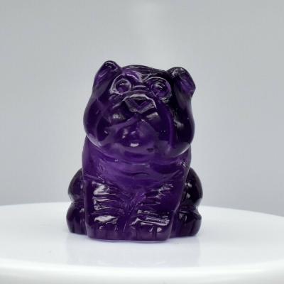 72,67 carats. Sculpture d'améthyste violette 2