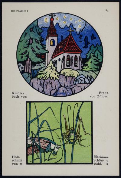 Wenzel HABLIK - Die Fläche : Ein alter Hausierer, c. 1910 - Small lithograph 2
