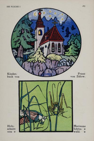 Wenzel HABLIK - Die Fläche : Ein alter Hausierer, c. 1910 - Small lithograph 2