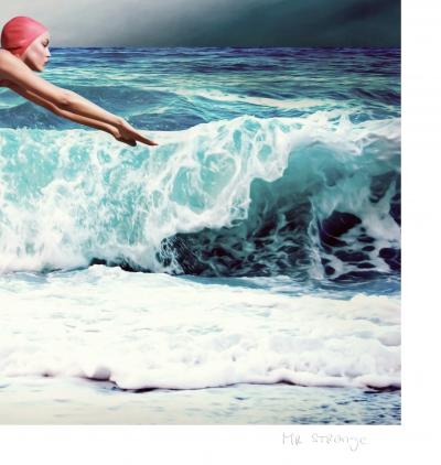 Mr Strange - Le Cours de Natation, 2022, Giclée sur papier Kodak Pro 2