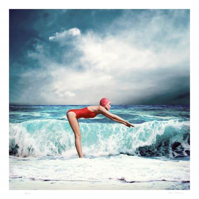 Mr Strange - Le Cours de Natation, 2022, Giclée sur papier Kodak Pro 2