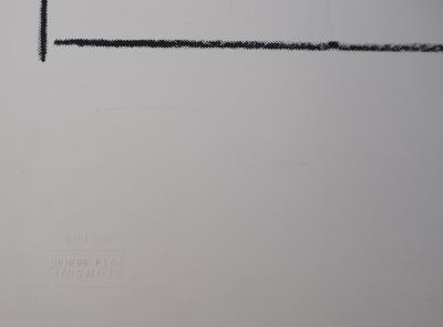 Bernar VENET: Representation of the equation - Original signed screenprint 2
