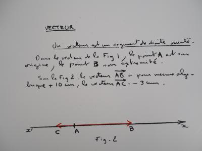 Bernar VENET : Un Vecteur - Sérigraphie originale signée 2