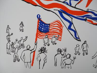 Alexander CALDER (d’après) - Décollage sous le soleil, 1976 - Lithographie signée 2