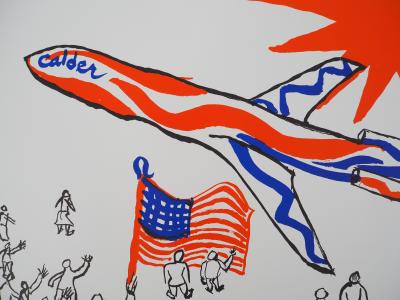 Alexander CALDER (d’après) - Décollage sous le soleil, 1976 - Lithographie signée 2