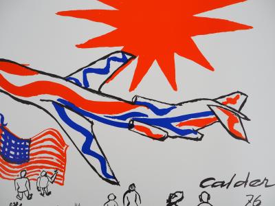 Alexander CALDER (d’après) - Décollage sous le soleil, 1976 - Lithographie signée 2