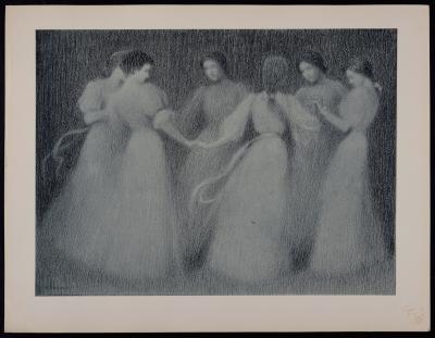Henri LE SIDANER - La Ronde, 1897 - Lithograph 2