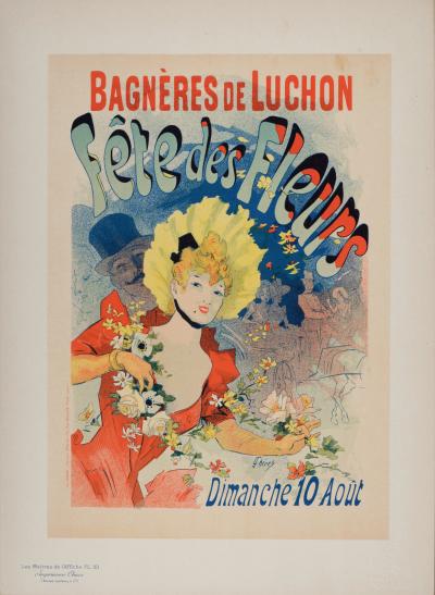 Jules CHERET - Les Maîtres de l’Affiche : Fête des Fleurs, 1897 - Lithograph 2