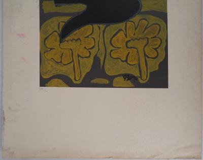 Georges Braque (1882-1963) - Oiseau et fleurs, 1964 - Lithographie en couleurs 2