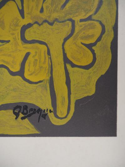 Georges Braque (1882-1963) - Oiseau et fleurs, 1964 - Lithographie en couleurs 2