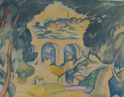 Georges Braque - Viaduc de l’Estaque, 1950 - Gravure originale, signée 2