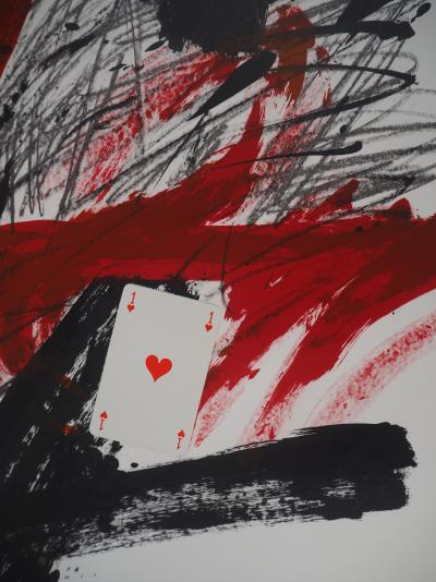 Antoni Tapies - L’As de coeur, 1972 - Lithographie originale 2