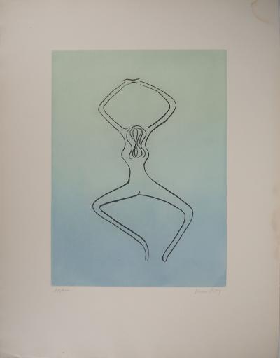 Man Ray - Personnage surréaliste, 1970 - Gravure originale, signée 2