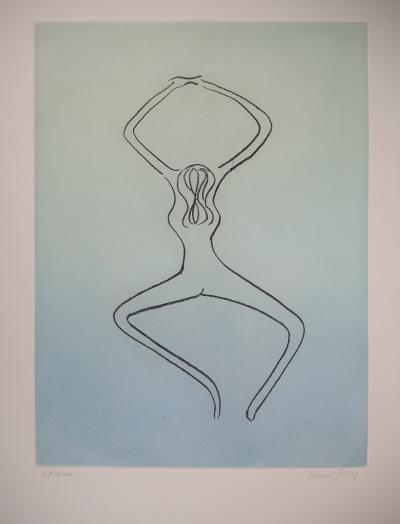 Man Ray - Personnage surréaliste, 1970 - Gravure originale, signée 2