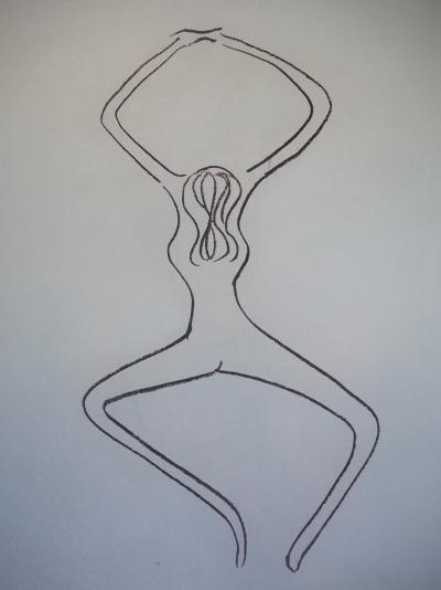 Man Ray - Personnage surréaliste, 1970 - Gravure originale, signée 2