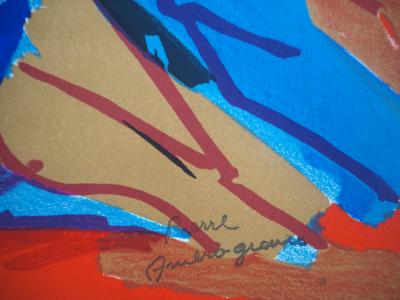 Pierre AMBROGIANI : La détente bucolique - Lithographie originale signée 2