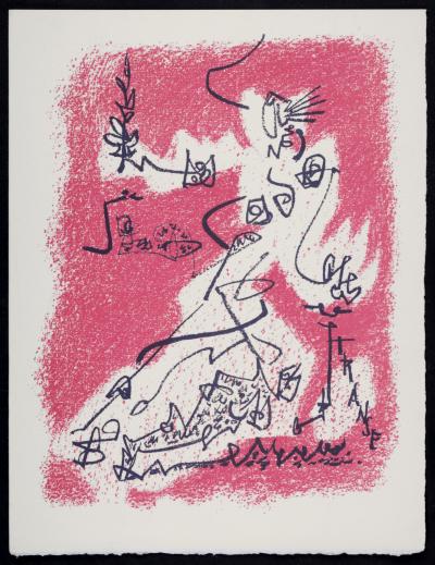 André MASSON - Le Départ, 1972 - Original lithograph 2